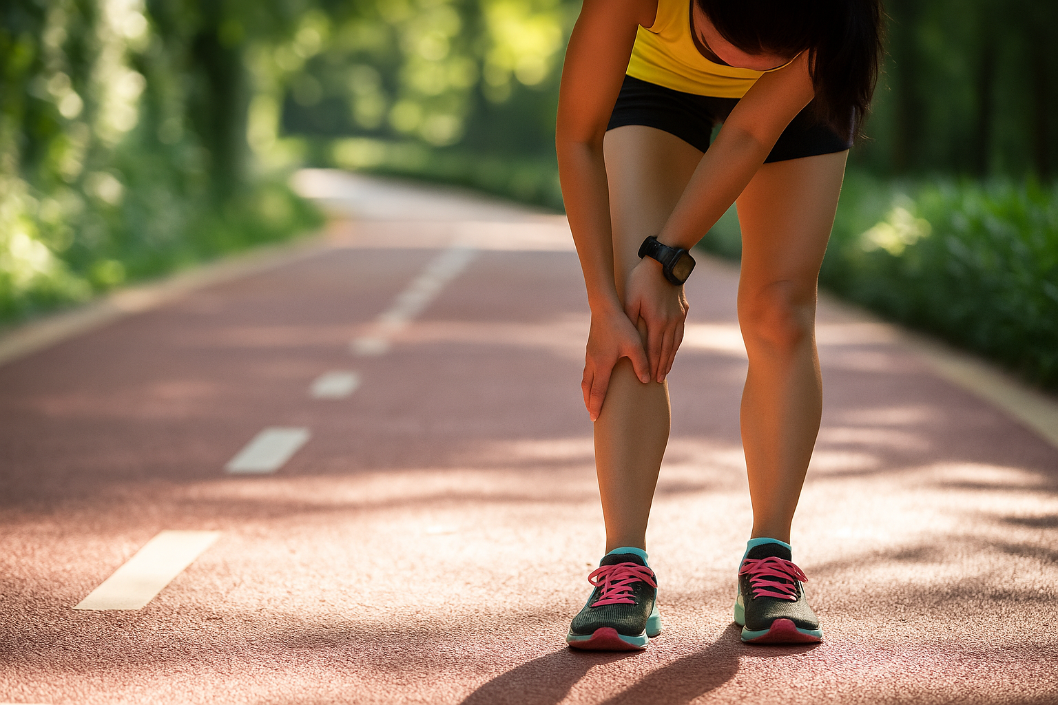 スポーツ中の負担イメージ